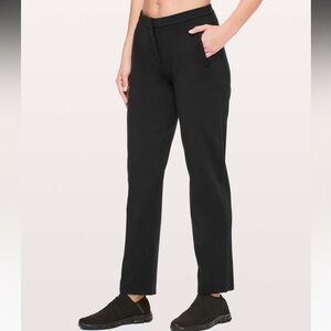 Lululemon On The Move Pant Ponte 28" Black Active Casual Travel Women’s 10